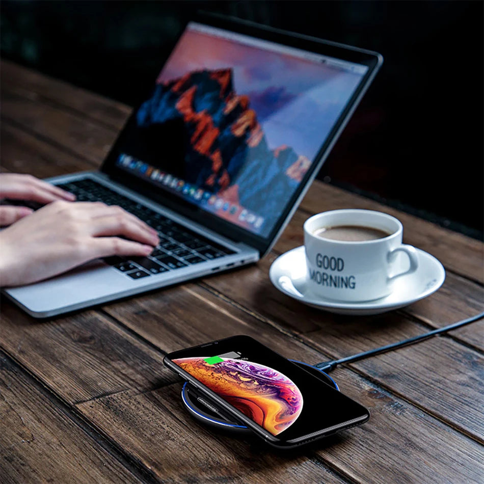 Wireless Charger for I-Phone Fast Wireless Charging Pad for Sam-Sung High Speed