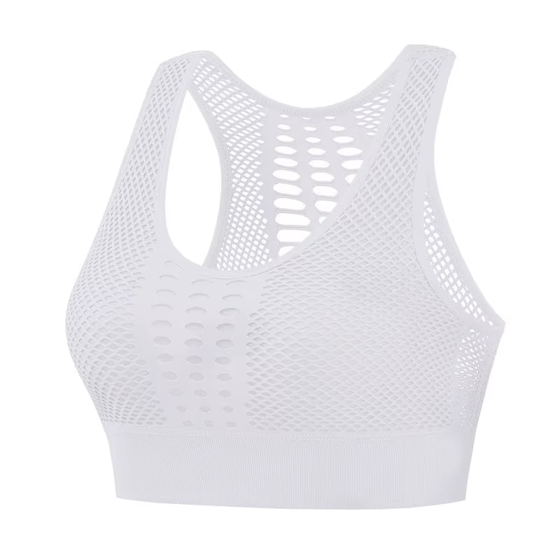 Hot Fitness Women'S T-Shirts Workout Sports Bra Yoga Vest Backless Solid Quick Dry Running Gym Sport Bra Yoga Shirts Tank Top