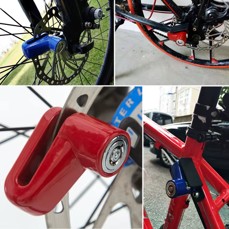 Motorcycle Sturdy Wheel Disc Brake Lock Security anti Thief Alarm Motorcycl anti Theft Disk Disc Brake Rotor Lock
