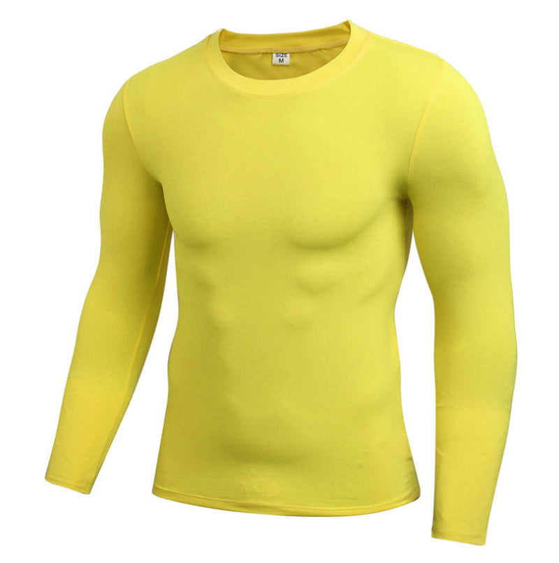 Men'S Blank Long Sleeve Compression Top