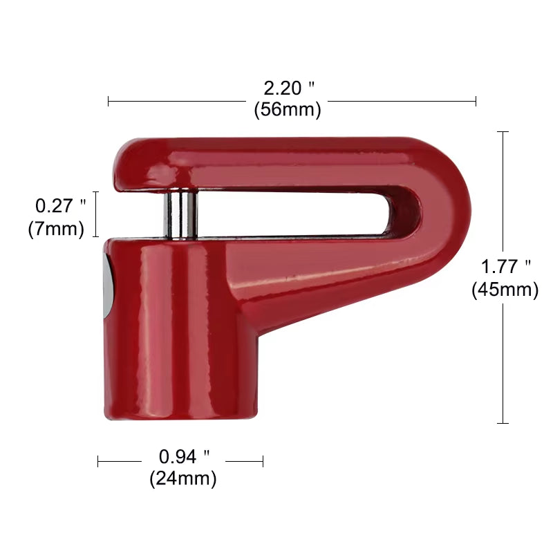 Motorcycle Sturdy Wheel Disc Brake Lock Security anti Thief Alarm Motorcycl anti Theft Disk Disc Brake Rotor Lock