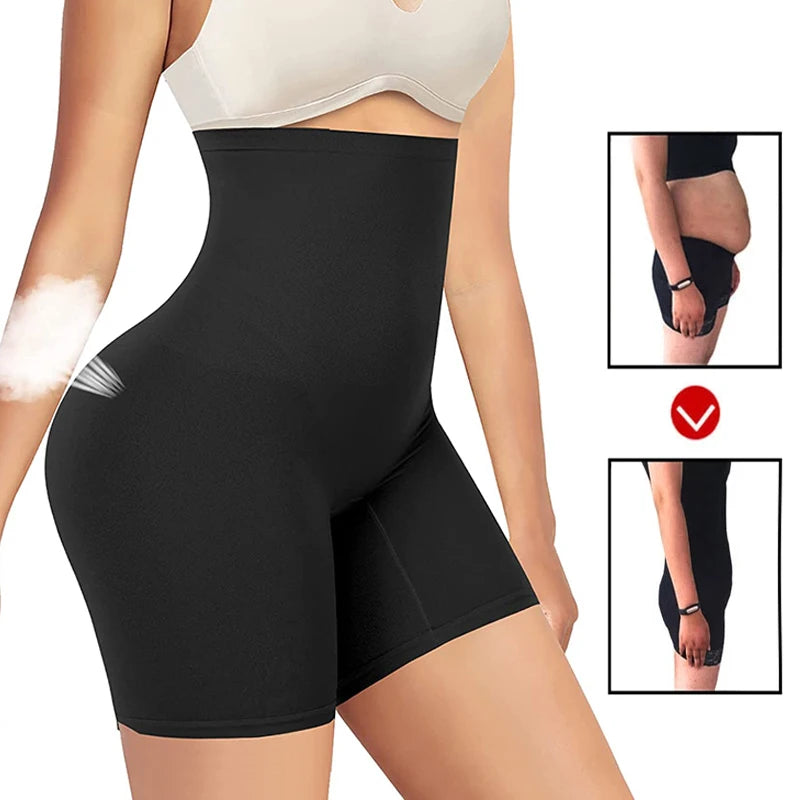 High Waisted Body Shaper Shorts Shapewear for Women Tummy Control Thigh Slimming Waist Trainer Butt Lifter Shaping Briefs Panty