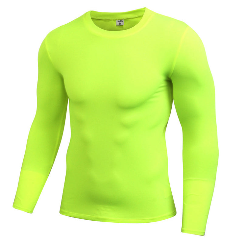 Men'S Blank Long Sleeve Compression Top
