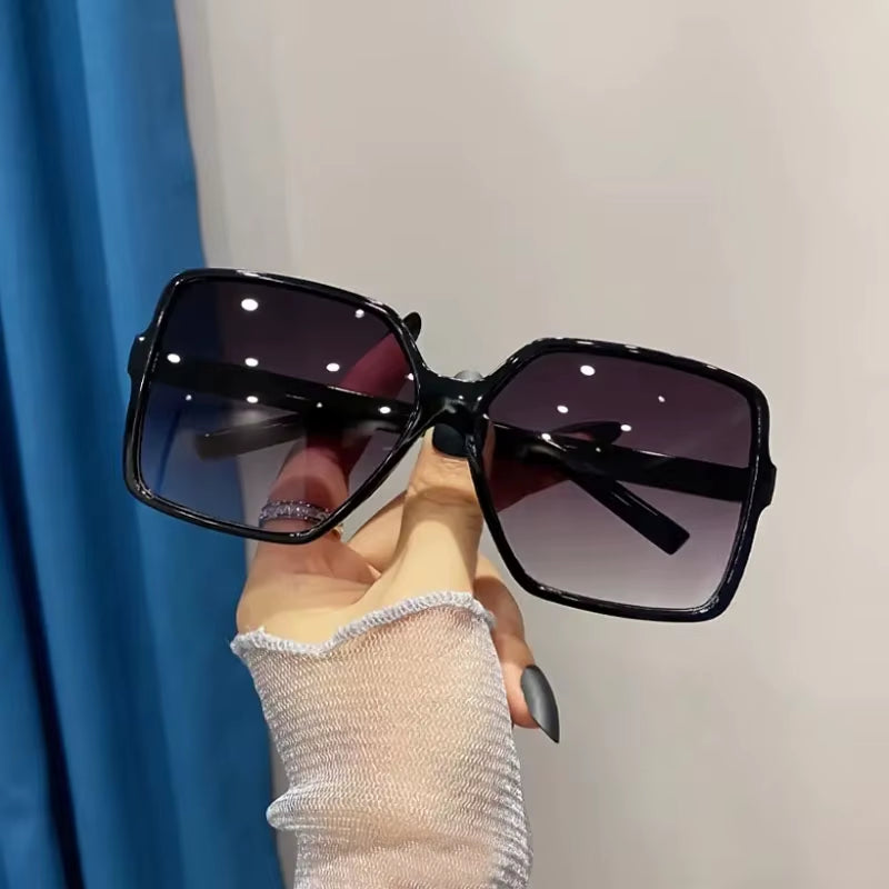 1/3/4/5Pcs Oversize Square Sunglasses Women Fashion Luxury Brand Personlity Gradient Sun Glasses Female Outdoor Shades Oculos