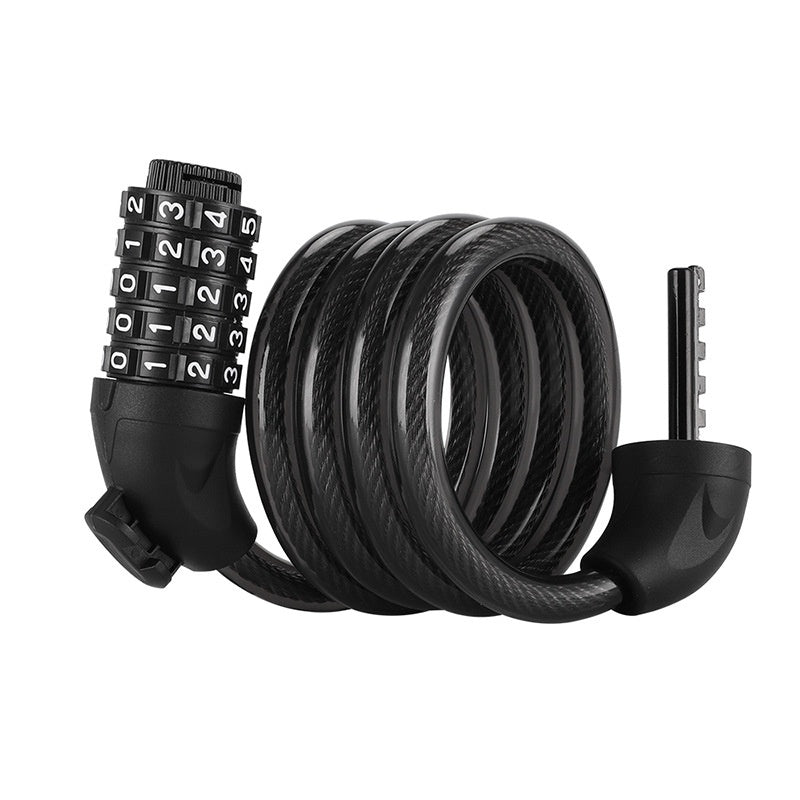 Anti-Theft Password Lock Portable Riding Bike Cable Lock